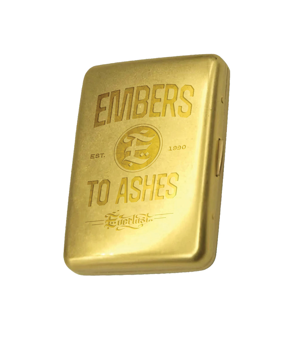 Everlast Engraved Brass Smokers Case *PREORDER SHIPS 8/28