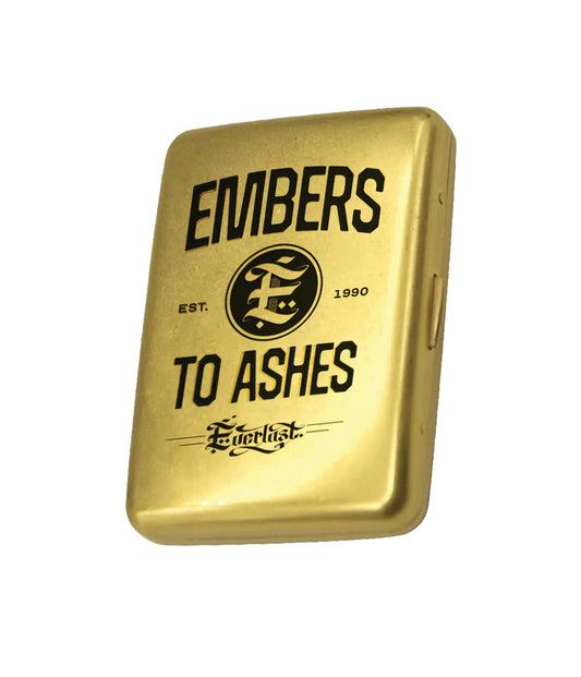Everlast Engraved Brass Smokers Case