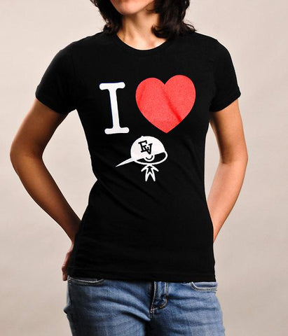 Evidence I Heart EV Womens Shirt (Black)