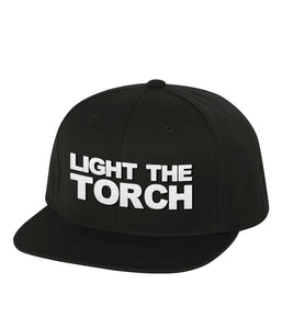Light The Torch Text Logo Snapback (Black)