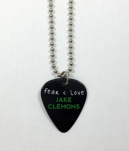 Jake Clemons Guitar Pick Necklace