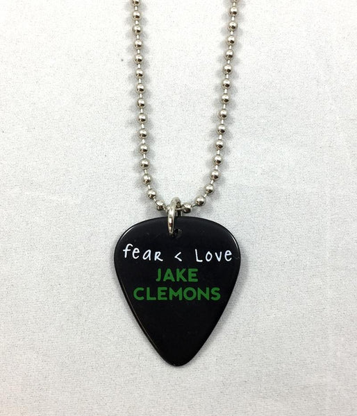 Jake Clemons Guitar Pick Necklace