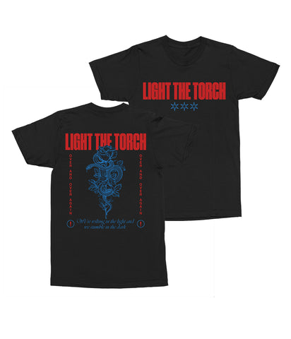 Light The Torch Snake and Roses Shirt