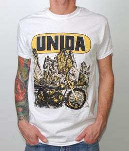 Unida Biker Mountain Shirt (White)